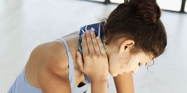 compressa para o tratamento de osteocondrose cervical